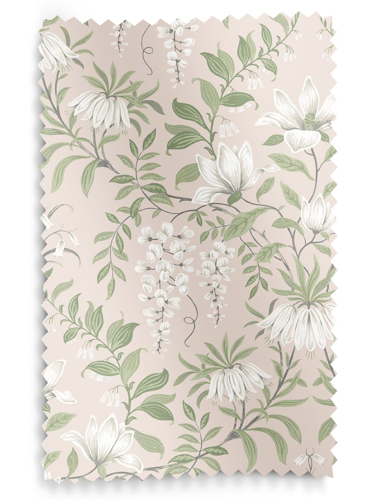 Laura Ashley Blush Pink Parterre Made To Measure Curtains - Image 6 of 6