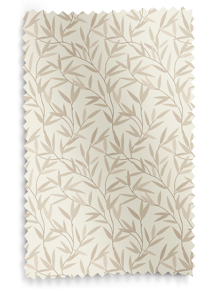 Laura Ashley Natural Willow Leaf Made To Measure Curtains - Image 9 of 9