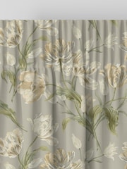Laura Ashley Sage Green Gosford Made To Measure Curtains - Image 6 of 9