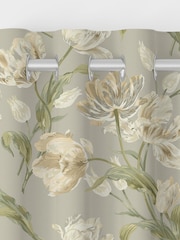 Laura Ashley Sage Green Gosford Made To Measure Curtains - Image 7 of 9