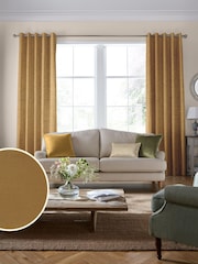 Laura Ashley Orange Swanson Made To Measure Curtains - Image 2 of 6
