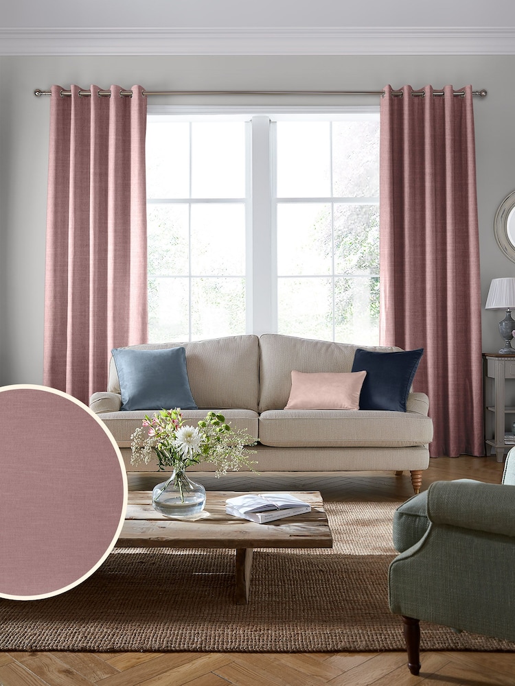 Laura Ashley Purple Swanson Made To Measure Curtains - Image 1 of 6