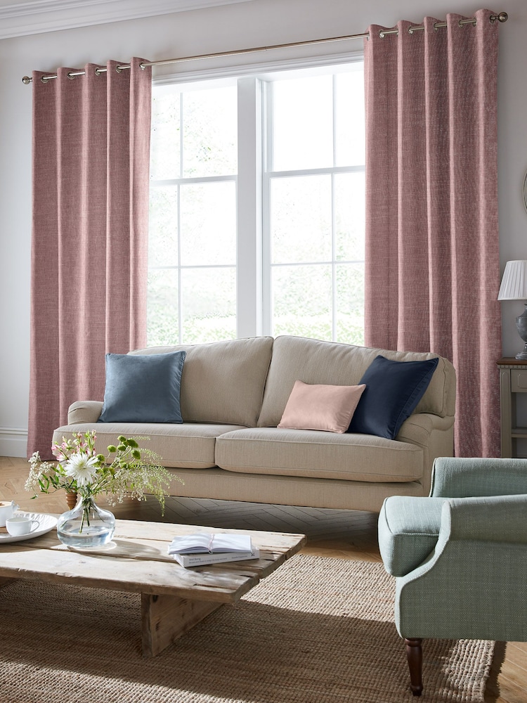 Laura Ashley Purple Swanson Made To Measure Curtains - Image 2 of 6