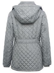 M&Co Wattierte, kurze Jacke, Blau - Bild 4 von 5