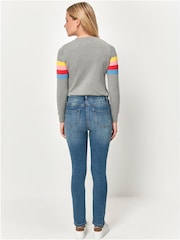 M&Co Petite Blue Supersoft Slim Jeans - Image 2 of 7