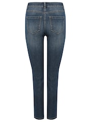 M&Co Petite Blue Supersoft Slim Jeans - Image 5 of 7