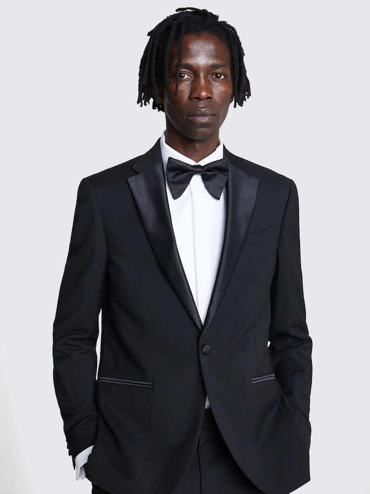 MOSS Black Slim Fit Suit Jacket - Image 1 of 5