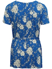 M&Co Jersey-Tunika mit Blumenmuster, Blau - Bild 4 von 5
