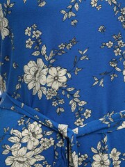 M&Co Jersey-Tunika mit Blumenmuster, Blau - Bild 5 von 5