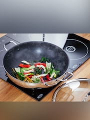 Stellar James Martin Silver Non Stick Wok 32cm - Image 2 of 3