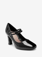 Black Patent Standard/Wide Fit Forever Comfort® Mary Jane Shoes - Image 4 of 6