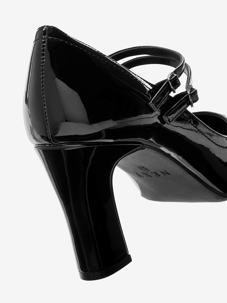 Black Patent Standard/Wide Fit Forever Comfort® Mary Jane Shoes - Image 6 of 6
