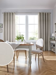 Laura Ashley Silver Easton Made To Measure Curtains - Image 2 of 6