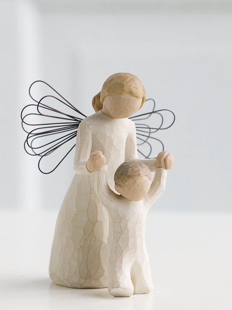 Willow Tree Cream Guardian Angel Ornaments Figurine - Image 3 of 4