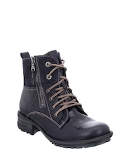 Josef Seibel Blue Sandra 91 Biker-Style Combat Boots - Image 2 of 4