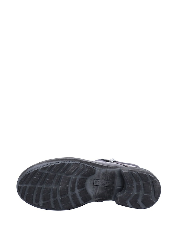 Josef Seibel Blue Sandra 91 Biker-Style Combat Boots - Image 4 of 4