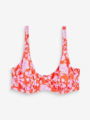 Red Non Padded Underwired Top Bella DD+ Bikini Top - Image 2 of 3