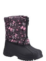 Cotswold Younger Girls Purple Iceberg Zip Snow Boots - Image 2 of 4