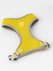 Hugo & Hudson Yellow Mesh Dog Harness - Image 2 of 4