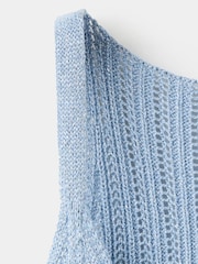 Mango Blue Knitted Vest - Image 2 of 3
