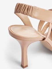 Camel Signature Asymmetric Strap Sandals - Image 4 of 4