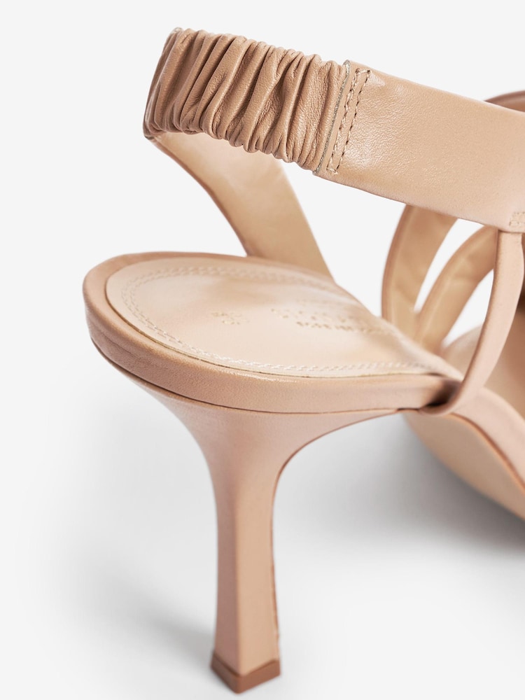 Camel Signature Asymmetric Strap Sandals - Image 4 of 4