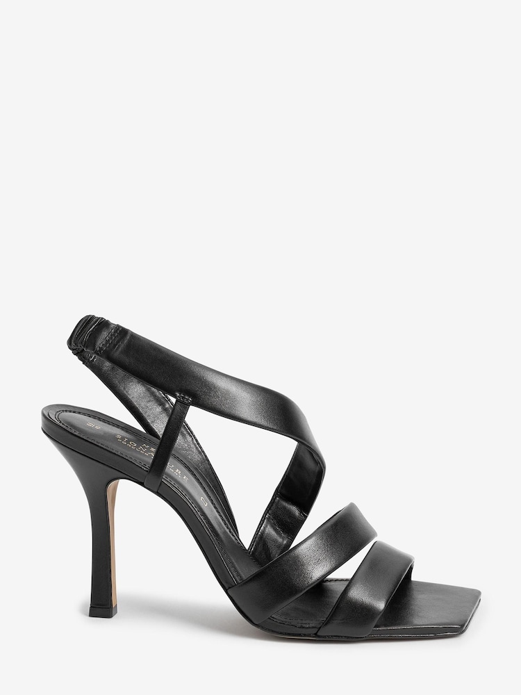 Schwarz - Signature Sandalen mit asymmetrischem Riemen - Bild 2 von 6 Schwarz - Signature Sandalen mit asymmetrischem Riemen - Bild 2 von 6