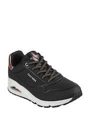 Черный - Женские кроссовки для стандартной стопы Skechers Uno - Изображение 2 из 5