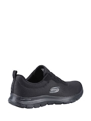 Skechers Black Flex Appeal 4.0 Brilliant View Womens Trainers - Image 3 of 8