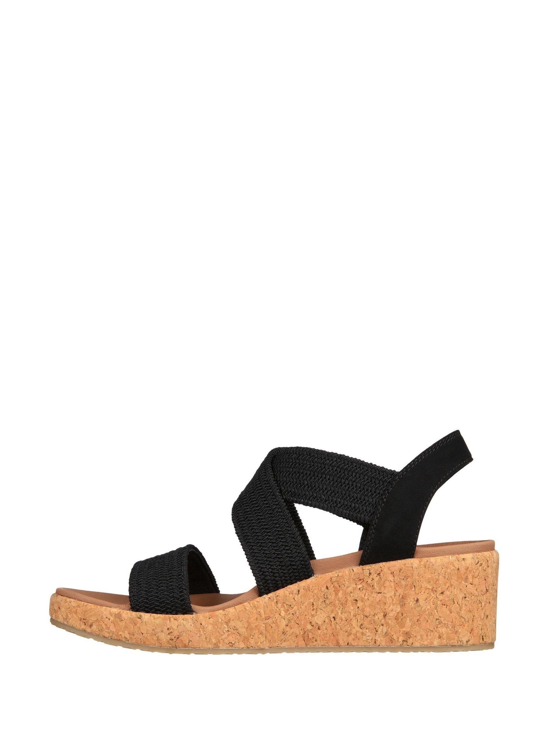 Buy Skechers Black Womens Arch Fit Beverlee Sandals from Next USA