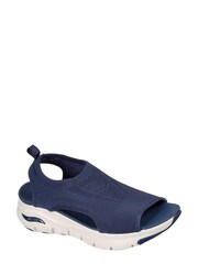 Granatowy - Skechers Womens Arch Fit City Catch Sandals - Image 2 of 5