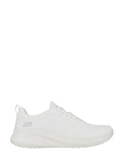 Skechers Ecru White Womens Bobs Squad Chaos Face Off Trainers - Image 2 of 6