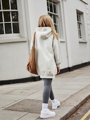 Grey Longline Hoodie (3-16yrs) - Image 3 of 8
