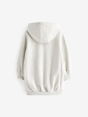 Grey Longline Hoodie (3-16yrs) - Image 7 of 8