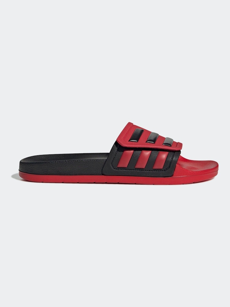 adidas Black/Red Sportswear Adilette Tnd Slippers - Image 1 of 8 adidas Black/Red Sportswear Adilette Tnd Slippers - Image 1 of 8
