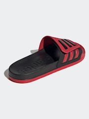 adidas Black/Red Sportswear Adilette Tnd Slippers - Image 2 of 8