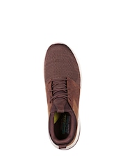 Skechers Brown Delson 3.0 Cicada Mens Trainers - Image 4 of 5