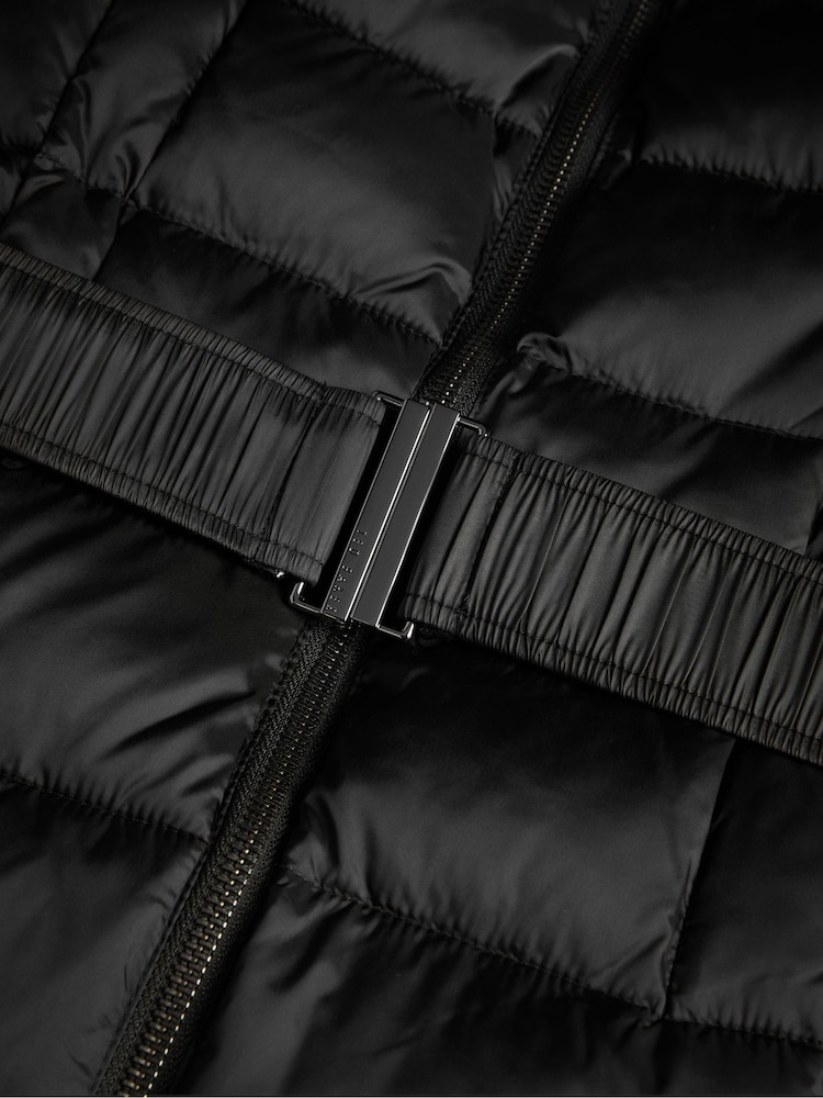 Ted Baker Black Long Aliciee Padded Coat - Image 5 of 5