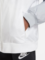 Nike White/Black Windrunner Jacket - Image 5 of 7