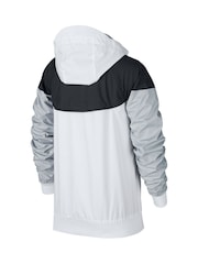 Nike White/Black Windrunner Jacket - Image 7 of 7