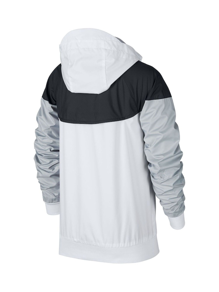 Nike White/Black Windrunner Jacket - Image 7 of 7