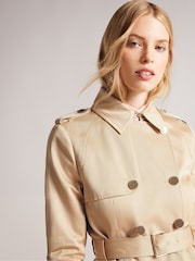 Ted Baker Natural Robbii Lightweight Trench Coat - Image 4 of 5