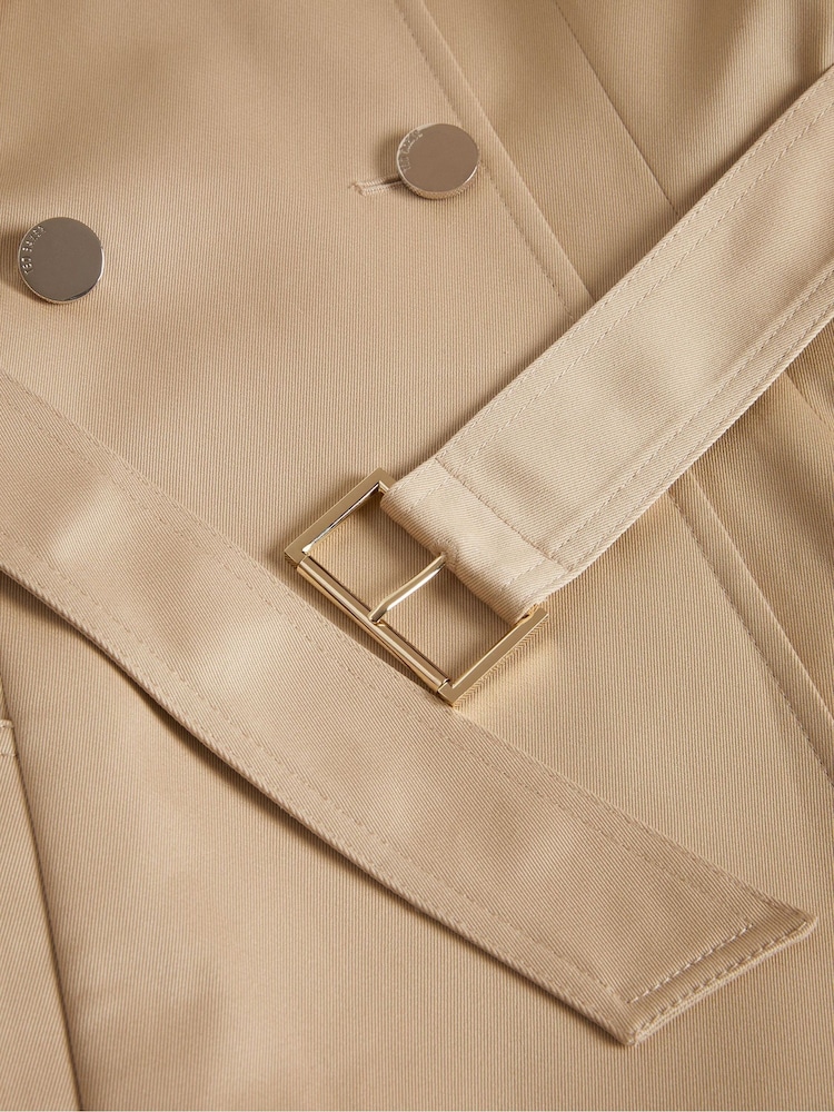 Ted Baker Natural Robbii Lightweight Trench Coat - Image 5 of 5