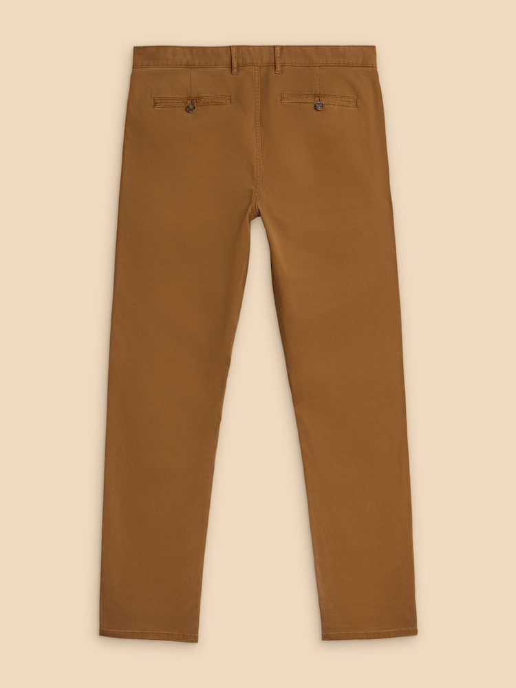 White Stuff Brown Sutton Organic Chino Trousers - Image 5 of 6