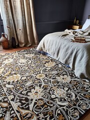 Morris & Co. Grey Seaweed Rug - Image 1 of 4