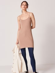 Neutral Longline Thin Strap Vest - Image 1 of 4