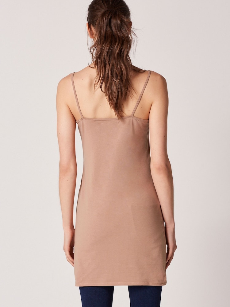 Neutral Longline Thin Strap Vest - Image 2 of 4 Neutral Longline Thin Strap Vest - Image 2 of 4