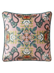 Wedgwood Pink Emerald Forest Cushion - Image 2 of 3