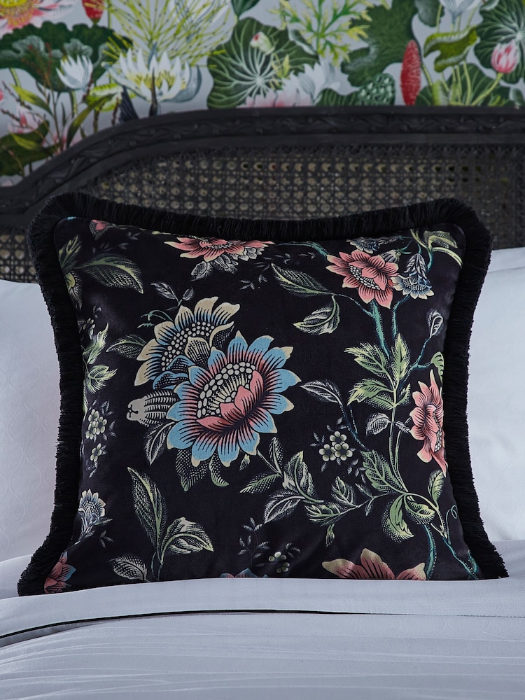 Wedgwood Black Tonquin Cushion - Image 1 of 3