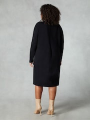 Live Unlimited Black Knitted V-Neck Dress - Image 2 of 5
